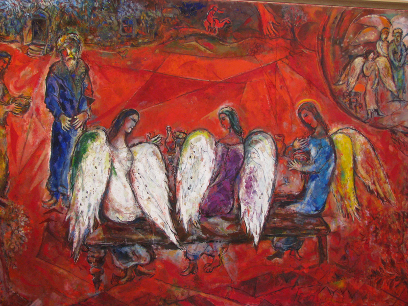 peter denies knowing jesus and chagall