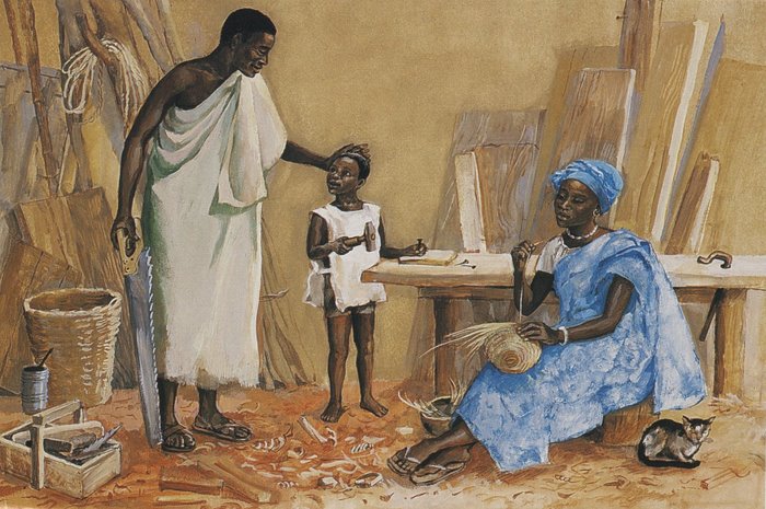 The Human Experience — Jesus as a child in Nazareth, 1973, Cameroon