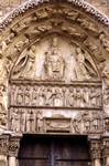 Chartres Cathedral; Mary holding infant Christ, Presentation in the Temple, Annunciation, Visitation, and Nativity; tympanum and lintels, right portal, west facade.
 
Click to enter image viewer

Use the Save buttons below to save any of the available image sizes to your computer.
