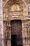 Chartres Cathedral; Seat of Wisdom, Liberal Arts; right portal, west facade. 