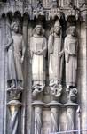 Chartres Cathedral; Roland, Saints Stephen, Clement, Lawrence; left embrasure jamb figures, left portal, south transept.
 
Click to enter image viewer

Use the Save buttons below to save any of the available image sizes to your computer.
