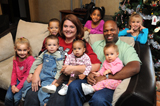 Holt Family, Oklahoma Adoptive Parents of the Year. 