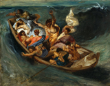 Christ on the Sea of Galilee. Delacroix, Eugène, 1798-1863