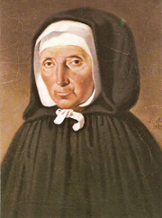 Jeanne Jugan, founder of Little Sisters of the Poor. Brune, Leon
