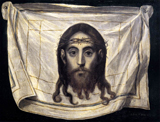 Veil of St Veronica. Greco, 1541?-1614