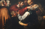 Christ Healing the Blind Man. Assereto, Gioacchino