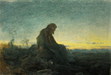 Christ in the Wilderness. Kramskoĭ, Ivan Nikolaevich, 1837-1887
