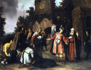 Naaman and Elisha. Dyck, Abraham van, 1635 or 1636-1672