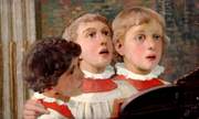 Choir Boys Singing. Allen, William Herbert, 1863-1943