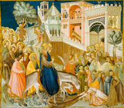 Entry into Jerusalem. Lorenzetti, Pietro, active 1320-1348