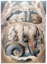 Behemoth and Leviathan. Blake, William, 1757-1827