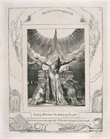 Sacrifice of Job. Blake, William, 1757-1827