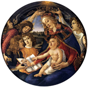 Madonna of the Magnificat. Botticelli, Sandro, 1444 or 1445-1510