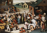 Seven Acts of Mercy. Bruegel, Pieter, 1564-1638