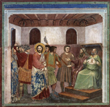 Christ before Caiaphas. Bondone, Giotto di, 1266?-1337