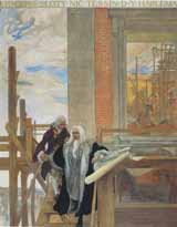 Christ and Nicodemus. Larsson, Carl, 1853-1919