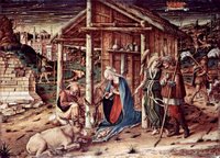 Adoration of the Christ Child by the Shepherds.
 Crivelli, Carlo, 15th cent.

Click to enter image viewer

Use the Save buttons below to save any of the available image sizes to your computer.
