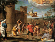 Stoning of Stephen. Carracci, Annibale, 1560-1609