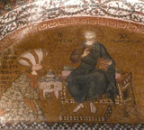 Mosaic from Kariye Camii showing Christ enthroned.
 Anonymous

Click to enter image viewer

Use the Save buttons below to save any of the available image sizes to your computer.
