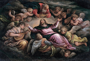 Christ in Glory. Bassano, Francesco, approximately 1470-approximately 1539