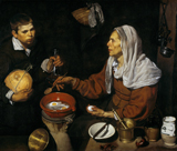 Old Woman Cooking Eggs. Velázquez, Diego, 1599-1660