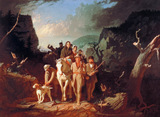 Daniel Boone Escorting Settlers through the Cumberland Gap. Bingham, George Caleb, 1811-1879