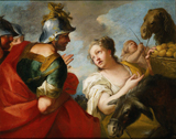 David and Abigail. Molinari, Antonio, 1655-1704
