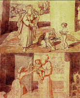 Elijah and the Widow of Zarephath. Ivanov, Aleksandr Andreevich, 1806-1858