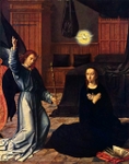 Annunciation to Mary.
 David, Gérard, approximately 1460-1523

Click to enter image viewer

Use the Save buttons below to save any of the available image sizes to your computer.
