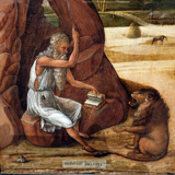St. Jerome in the desert.
 Bellini, Giovanni, 1426?-1516

Click to enter image viewer

Use the Save buttons below to save any of the available image sizes to your computer.
