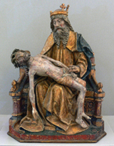 God the Father with the Dead Christ. 