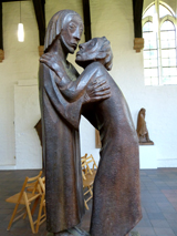 Reunion - Thomas and Christ. Barlach, Ernst, 1870-1938
