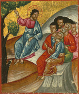 Christ Teaching the Disciples. Bazzi Rahib, Ilyas Basim Khuri