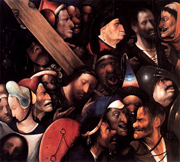 Christ Carrying the Cross. Bosch, Hieronymus, -1516