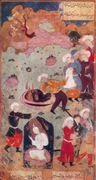 Joseph in the Pit and Sold. Muhammad ibn Saeed Mirza Muhammad
