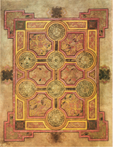 Page from Book of Kells, Folio 33r, eight-circle cross carpet page.
 
Click to enter image viewer

Use the Save buttons below to save any of the available image sizes to your computer.
