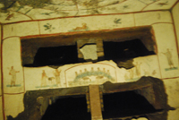 Catacomb of Callixtus, Eucharistic meal. 