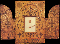 Golden Triptych of Virgin Mary from the Khakhuli Monastery in Georgia.
 
Click to enter image viewer

Use the Save buttons below to save any of the available image sizes to your computer.
