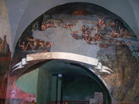 Frescoes in St. Sophia Cathedral, Kiev - Noah's Ark. 