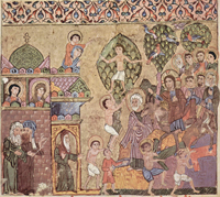 Gospel Book of the Syrian Jacobite Church - Christ's entry into Jerusalem.
 
Click to enter image viewer

Use the Save buttons below to save any of the available image sizes to your computer.
