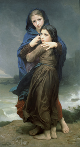 Storm. Bouguereau, William Adolphe, 1825-1905