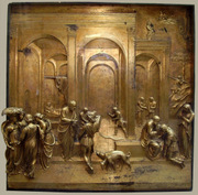 Story of Esau and Jacob. Ghiberti, Lorenzo, 1378-1455