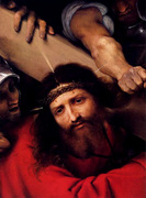 Chris Carrying the Cross, detail. Lotto, Lorenzo, 1480?-1556?