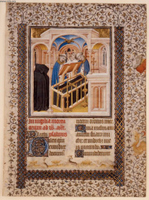The Burial, Office of the Dead, (leaf from the Book of Hours).
 Master of Luçon, fl. 1390-1417

Click to enter image viewer

Use the Save buttons below to save any of the available image sizes to your computer.
