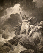 The Macklin Bible -- The Destruction of Pharo’s Host. Loutherbourg, Philippe-Jacques de, 1740-1812 ; Fittler, James, 1758-1835
