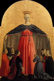 Madonna of Mercy.
 Piero, della Francesca, 1416?-1492

Click to enter image viewer

Use the Save buttons below to save any of the available image sizes to your computer.
