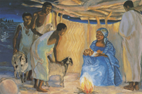 The birth of Jesus with shepherds.
 JESUS MAFA

Click to enter image viewer

Use the Save buttons below to save any of the available image sizes to your computer.
