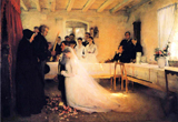 Blessing of the Young Couple Before Marriage. Dagnan-Bouveret, Pascal-Adolphe-Jean, 1852-1929