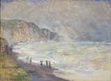 Heavy Sea at Pourville. Monet, Claude, 1840-1926