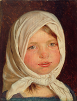 Little Girl from Hornbaeck. Krøyer, Peder Severin